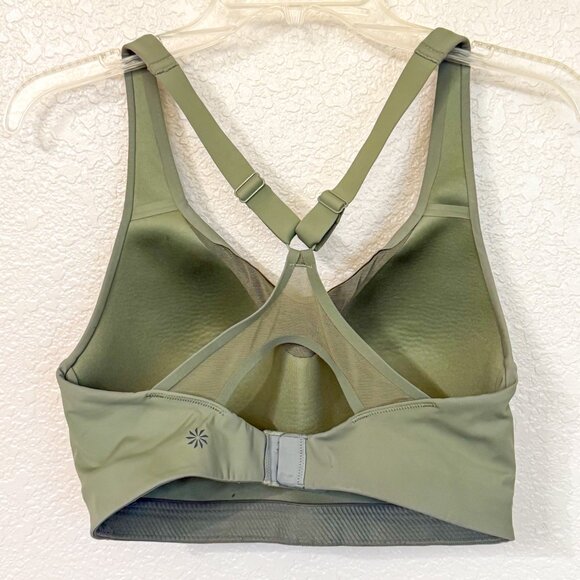 Athleta Advance Sports Bra 36DD Green High Support Racerback Athleisurecore - Picture 3 of 7